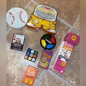BUNDLE of Children’s Games and Toys 8 Count Melissa & Doug Brain Quest Cards